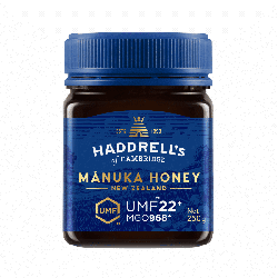 Manuka Honey Haddrell's - Miód Manuka UMF 22+ z Nowej Zelandii - 250 g