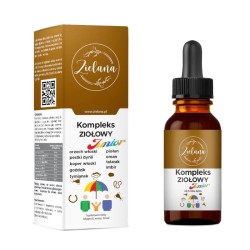 Kompleks ziołowy JUNIOR Zielana - Czyste jelita - 50 ml