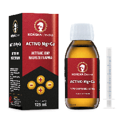 Activo Mg + Ca Końska Dawka - Magnez i wapń - 125 ml