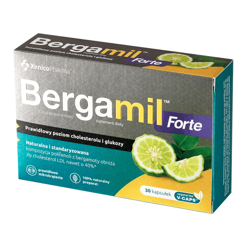 Bergamil Forte Xenico Pharma - Cholesterol - Smak bergamotki