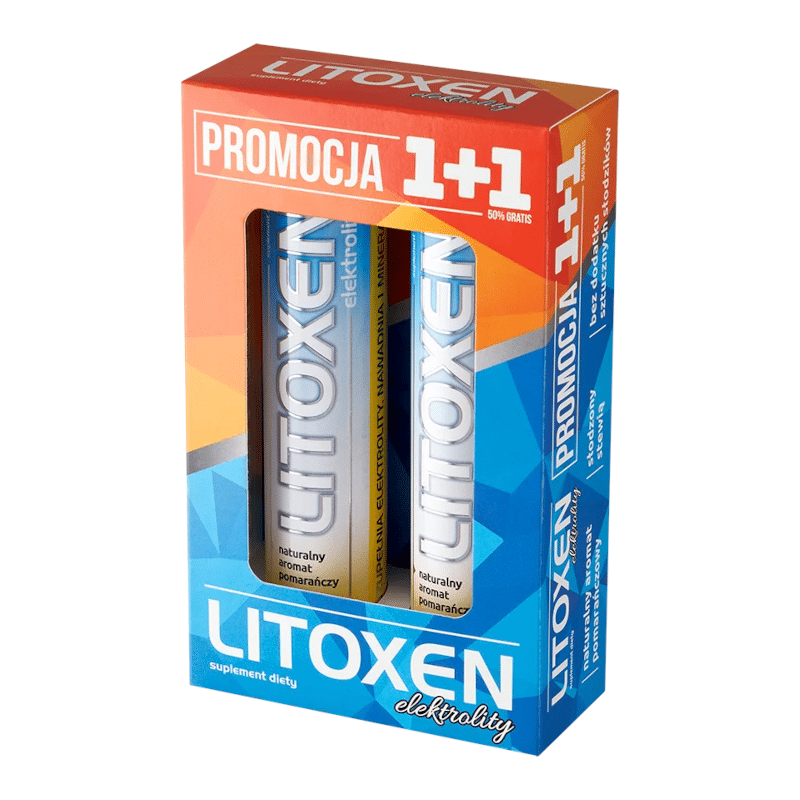 Litoxen Xenico Pharma - Elektorlity - 2 x 20 tabletek musujących