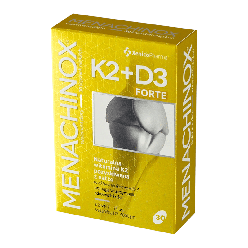 Menachinox K2+D3 FORTE Xenico Pharma - Mocne kości