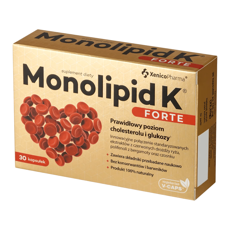 Monolipid K forte Xenico Pharma - Prawidłowy cholesterol