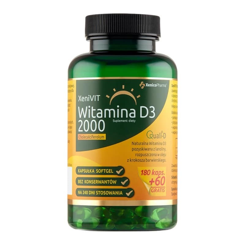 XeniVIT Witamina D 2000 Xenico Pharma - Zdrowe kości