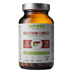 Hepa Strong Complex+ Biowen - Wsparcie wątroby - 90 kapsułek