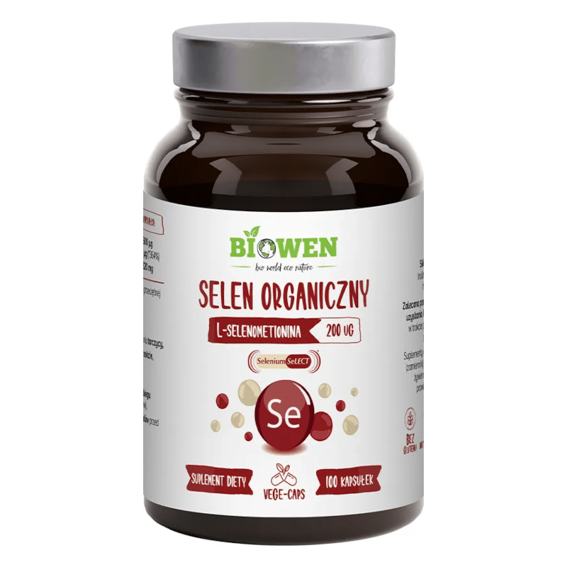 Selen organiczny Biowen - Wsparcie organizmu - 100 kapsułek