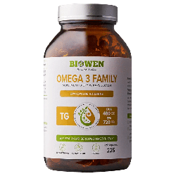 Omega 3 Family Biowen - Dla całej rodziny - 225 kapsułek