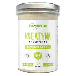 Kreatyna monohydrat Biowen - Mikronizowana 200 MESH - 250 g