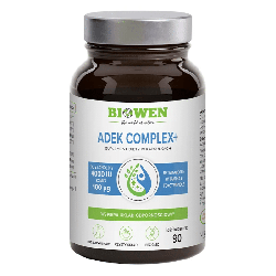Witaminy ADEK Complex+ Biowen - Naturalny kompleks w oleju MCT - 90 kapsułek
