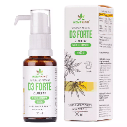 Witamina D3 Forte HempKing - Lanolina w bio oleju konopnym - 30 ml