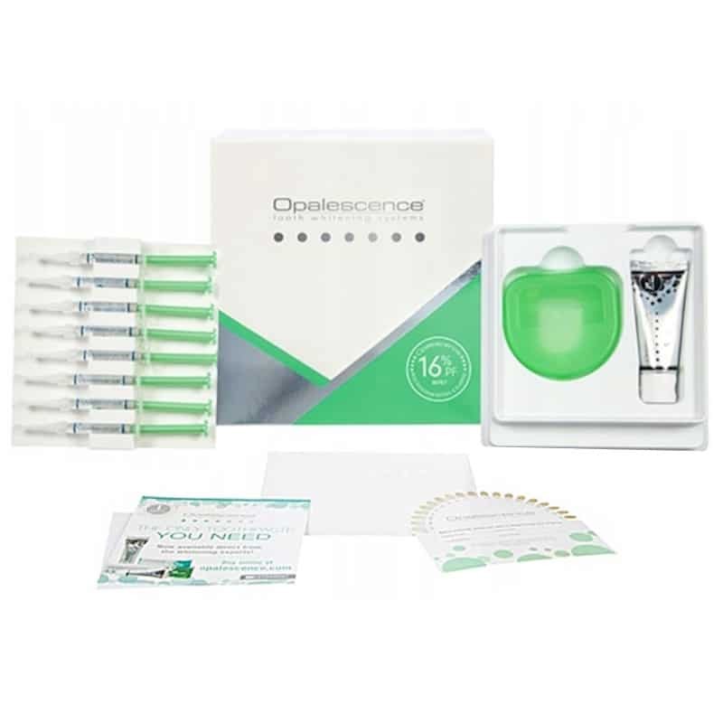 Zestaw do wybielania zębów Opalescence PF 16% PA KIT 8 strzykawek + pasta Original 28g + etui na nakładki
