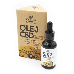 Olej CBD Forte z Kombinat Konopny -1000 mg naturalnego kannabidiolu - 30 ml