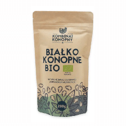 Białko konopne BIO Kombinat Konopny - Z ziaren konopi siewnych - 200 g
