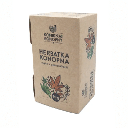 Herbatka konopna mięta z pomarańczą Kombinat Konopny - 30 g 20 piramidek