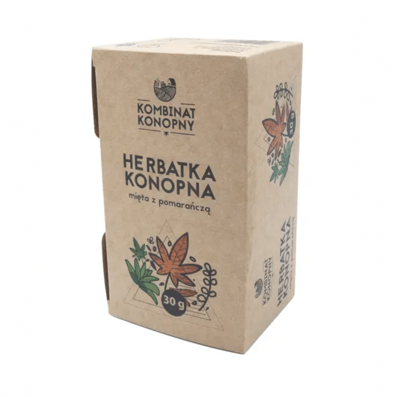 Herbatka konopna mięta z pomarańczą Kombinat Konopny - 30 g 20 piramidek