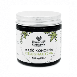 Maść konopna pielęgnacyjna Kombinat Konopny - 500 mg CBD - 50 g