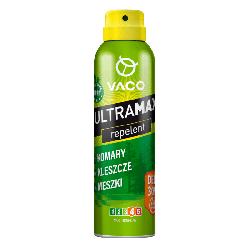 ULTRAMAX Vaco - Spray na komary, kleszcze i meszki DEET 30% - 170 ml