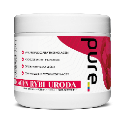 Kolagen rybi Uroda Pure z Biotyną - Na skórę, włosy i paznokcie - 30 porcji (165 g)