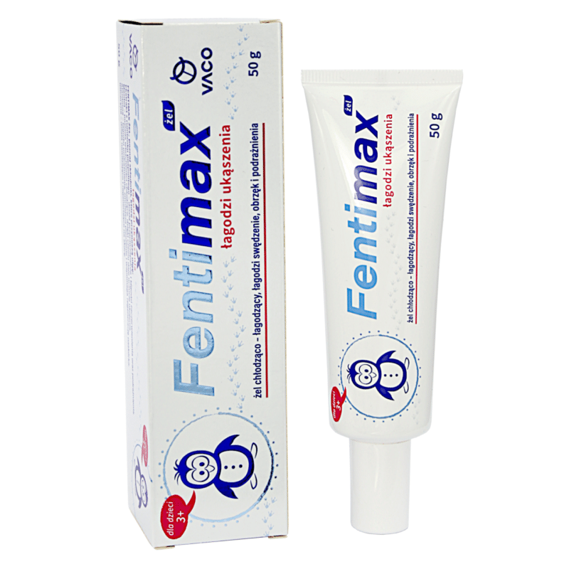 FentiMAX Ukąszenia Vaco - Żel chłodząco-łagodzący (od 3 roku życia) - 50ml
