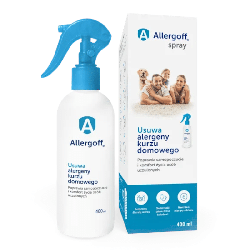 Allergoff Spray - Skutecznie chroni przed alergenami kurzu domowego - 400 ml i 100 ml