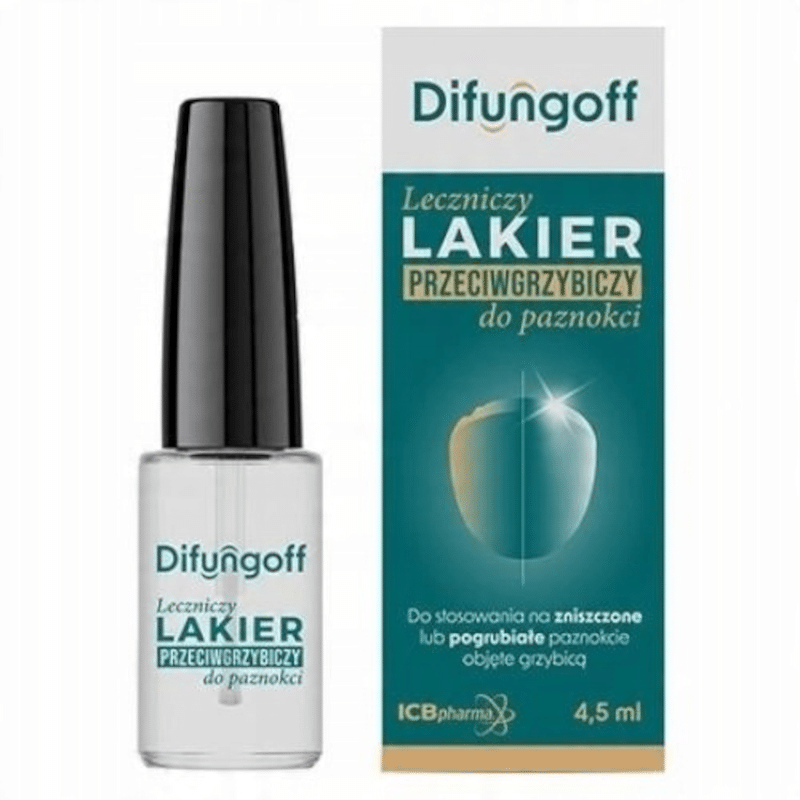 Difungoff - Leczniczy lakier przeciwgrzybiczy do paznokci - 4,5 ml