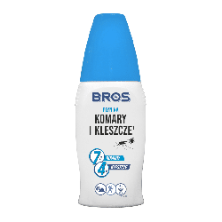 Bros Płyn na komary - Odstrasza  komary,  kleszcze  i  inne  owady  kłujące - 50 ml