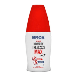 Bros Płyn Max na komary - Skuteczna ochrona przed insektami - 50 ml