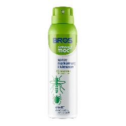Bros Zielona Moc Spray - Pomoc w walce z komarami i kleszczami - 90 ml