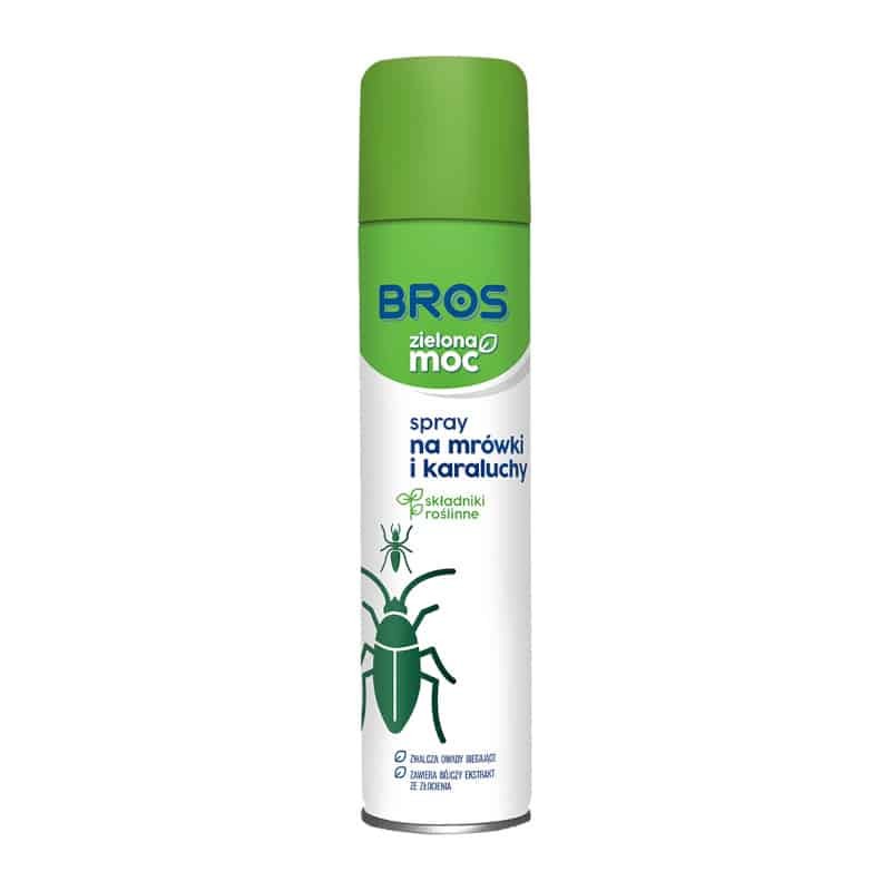 Bros Zielona Moc Spray na mrówki i karaluchy - Siła w walce z insektami - 300 ml