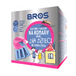 Bros dla dzieci Elektro + wkłady na komary Smyk - Delikatna ochrona dla najmłodszych - 1 sztuka