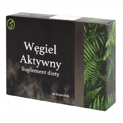 Węgiel Aktywny Pharma Dot - Naturalne wsparcie dla układu pokarmowego - 20 kapsułek