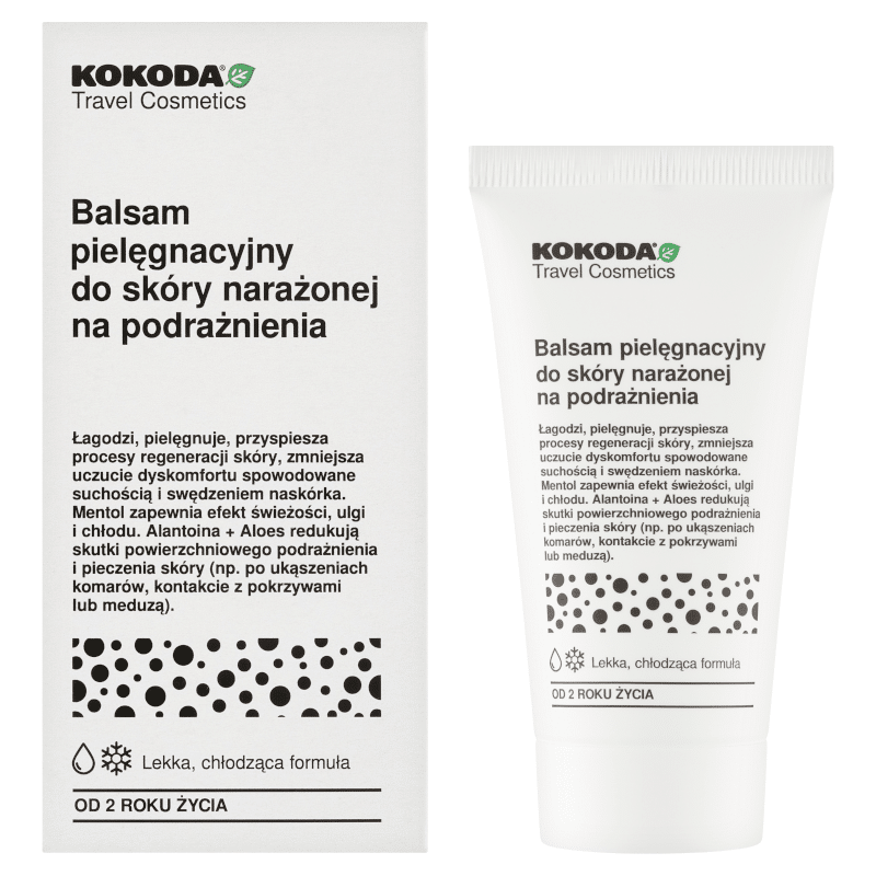 KOKODA Balsam pielęgnujący - Wsparcie po ukąszeniu komarów, poparzeniu pokrzyw i meduz - 50 ml 