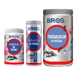 Bros Mrówkofon - Granulowana trutka pokarmowa na mrówki - 75 g, 120 g oraz 250 g