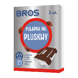 Bros Pułapka na pluskwy - Pułapka klejowa z przynętą - 2 szt