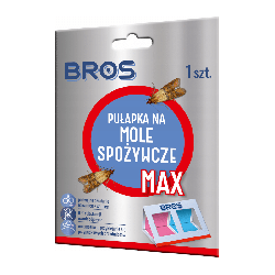 Bros Pułapka na mole spożywcze MAX - Skuteczna broń przeciwko molom w kuchni - 1 sztuka