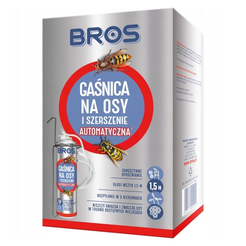 Bros Gaśnica automatyczna - Osy i szerszenie - 400 ml