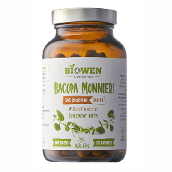 Bacopa monnieri Biowen - Wsparcie układu nerwowego - 120 kapsułek