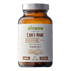 Lion’s Mane Biowen - Soplówka jeżowata wsparcie mózgu i koncentracji - 90 kapsułek