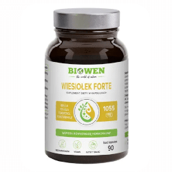 Wiesiołek Forte Biowen - Źródło kwasów omega i witaminy E - 90 kapsułek