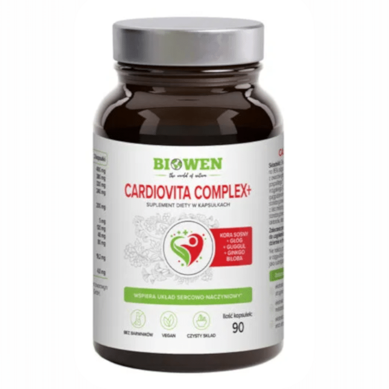 Cardiovita Complex + Biowen - Układ sercowo-naczyniowy - 90 kapsułek