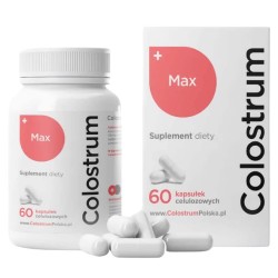 Colostrum Max Colostrum Polska - Szybsza regeneracja i wzmocnienie odporności - 60 kapsułek