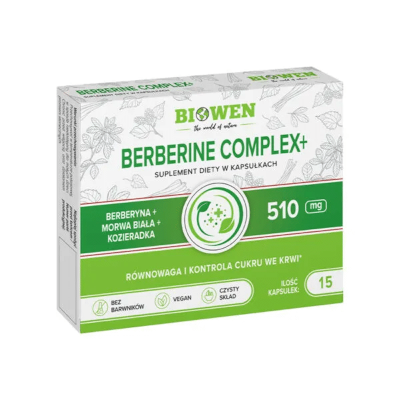 Berberine Complex + Biowen - 15 kapsułek