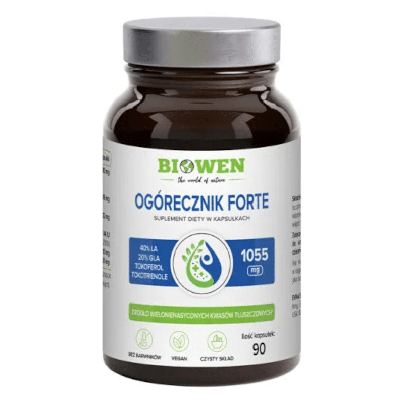 Ogórecznik Forte Biowen - Wsparcie dla układu moczowego i oddechowego - 90 kapsułek