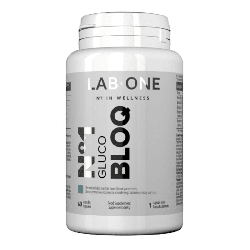 Gluco BLOQ Lab One - Pomaga w utrzymaniu prawidłowego poziomu glukozy we krwi - 60 kapsułek