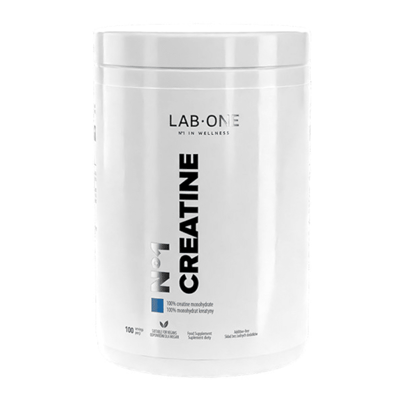 Creatine Lab One - Monohydrat kreatyny w proszku - 500g o smaku neutralnym i cytrynowym