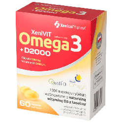 Omega3 D2000 Bio Xenico Pharma - Odporność - 60 kapsułek
