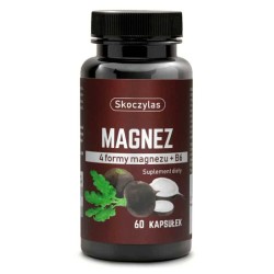 Magnez 4 formy + witamina B6 Czarna rzepa Skoczylas - 60 kapsułek