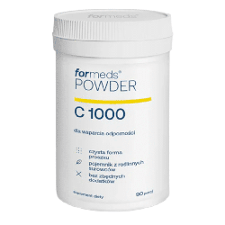 Powder C1000 Formeds - Wysoko przyswajalna forma witaminy C - 90 porcji