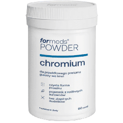 Powder chromium Formeds - Utrzymanie właściwego poziomu glukozy we krwi - 60 porcji