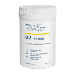 Powder B2 40mg Formeds - Ryboflawina w wysoko przyswajalnej, aktywnej formie - 60 porcji